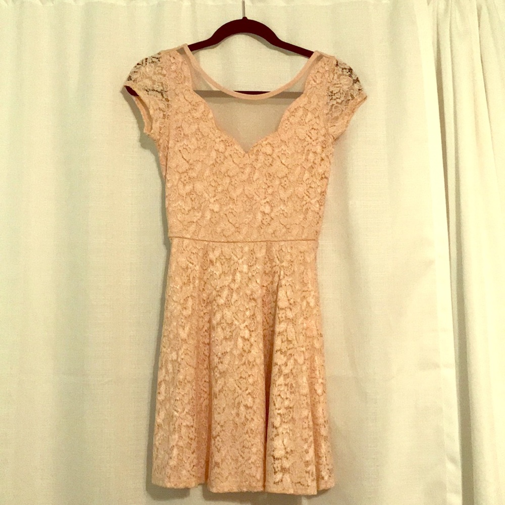 Blush A-Line Dress